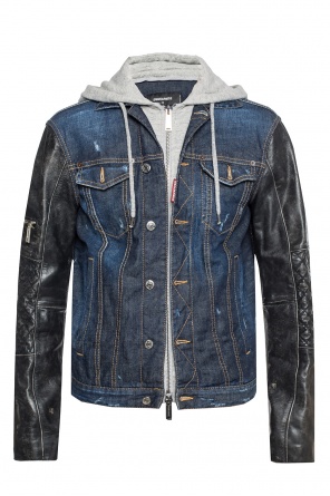 Hooded denim jacket, zdjęcie 1 Hooded denim jacket od Dsquared2
